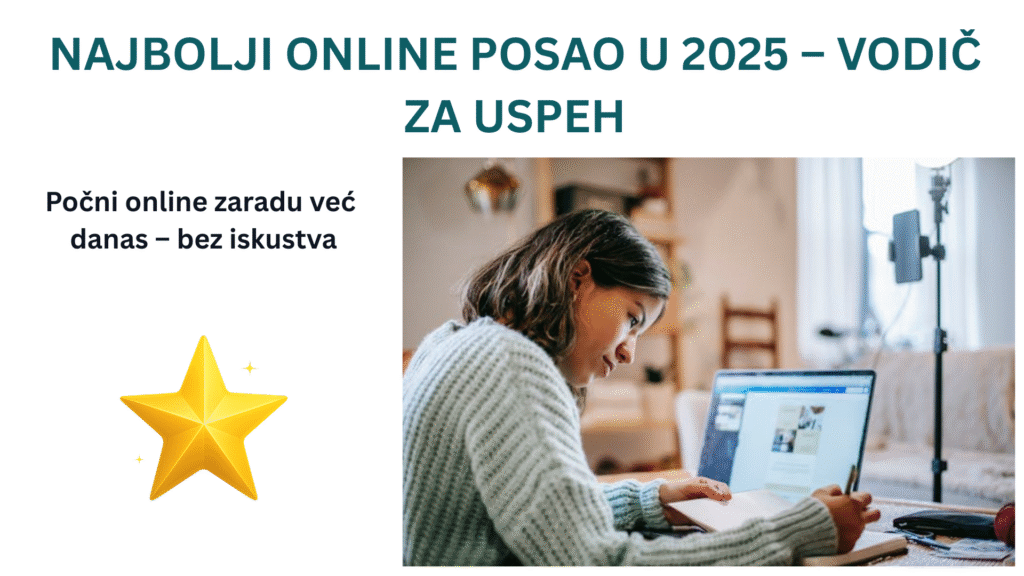 Najbolji online posao u 2025 – vodič za uspeh