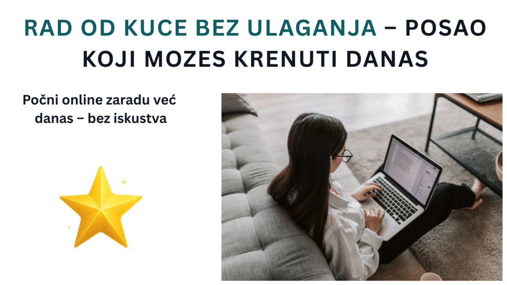 Rad od kuce bez ulaganja